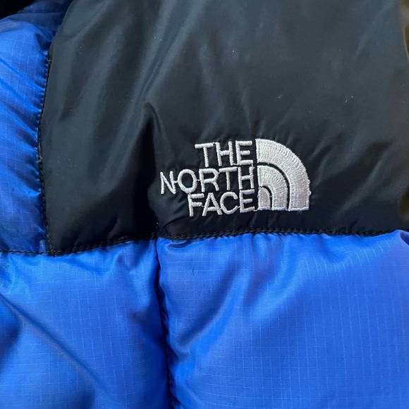 90s Vintage The North Face Lhotse Down Puffer vest blue and black - Picture 6 of 9